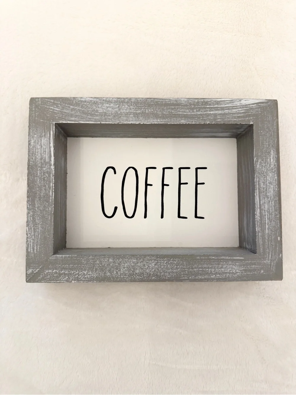 Coffee Framed Sign - Rustic Home Accent